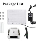 48W UV Resin Curing Light With 360 Degree Rotating Stand And Solar Turntable 395nm 96 LED Array package contents layout