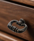 Vintage Zinc Alloy Single Hole Cabinet Pull Handles Set, Retro Style Drawer Hardware for Kitchen Cabinets, Dressers, Wardrobes, Durable Polished Finish, 4 Pack With Retro Vibe
