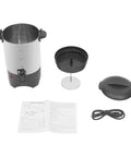 5.2L Heavy Duty Large Capacity Commercial Coffee Urn With Quick Brew For Offices, Catering And Churches, 30-Cup Percolator