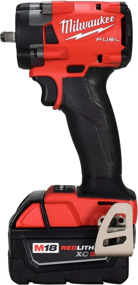 Milwaukee Fuel cordless impact wrench with three eighth inch hex chuck from Kickass Brushless Cordless Two Piece Power Duo.