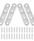40Pcs Stainless Steel Flat Straight Braces Set With Precision Flat Design And Smooth Surface Finish Heavy Duty Mending Plates