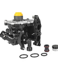 Heavy Duty Engine Cooling Water Pump For Vw Jetta Beetle Passat 1.8L 2.0L Turbocharged L4 2013 To 2016, showing rigid plastic body and aluminum rotor.
