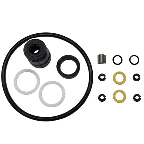Components of Mercury Marine Water Pump Repair Kit for 2 Stroke 15-25 HP and 4 Stroke 9.9-15 HP Outboards.
