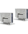 Stainless Steel Glass Door Hinges 90 Degree Frameless Shower Door Clamp Hardware For Bathroom Built Tough Rust Resistant Easy Installation