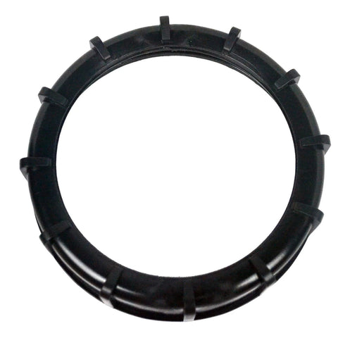 Top view of a black plastic locking ring for Honda Civic Fuel Pump Module Assembly for 2001 Through 2005 L4 1.3L 1.7L 2.0L Engines Drop In Direct Fit Replacement SP8011M Premium Aftermarket Part for Easy Install and Reliable Fuel Delivery