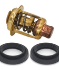 Thermostat And Seals Kit For Johnson Evinrude Outboard Motors 5 To 235 HP Replacement 60 C Temperature Brass