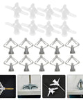 Heavy Duty Self Drilling Drywall Anchors Kit With Butterfly Expansion Bolts 400 Piece Assortment For Wood And Gypsum Board Nylon Construction For DIY Friendly Easy Install And Strong Hold On Home Improvement And Electronics Projects, showing gray and white anchors and bolts.