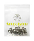 10-32 Keps Lock Nut In Stainless Steel 18-8 304 Grade Pack Of 50 in clear packaging
