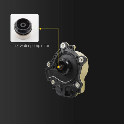 Direct Fit Electric Water Pump Rotor Compatible With Toyota Prius 2010 To 2015 showcasing inner rotor design and detail.