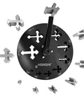 Cross Shape Disc Cutter Set Of 9 Punches For Jewelry Making Pendants And Bracelets, featuring durable SKH9 steel construction with various punch sizes.