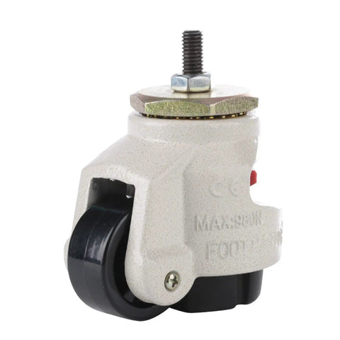 Heavy Hauling M8 Leveling Caster Wheels With Quick Set Adjustable Stem For Rock Solid Industrial Gear And Furniture Smooth As Butter Glide Design That Locks Firm And Runs Quiet On Any Mobile Workbench Setup