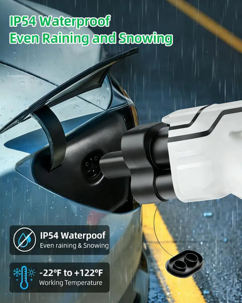 Badass Heavy Duty Ccs1 To Nacs Adapter For Tesla And All Nacs Evs Delivering 250Kw Dc Fast Charging With Smart Chip Protection, waterproof in rain.