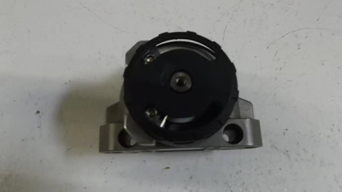 Buttery Smooth Rotary Vane Pneumatic Actuator With Double Acting Swivel Motion and Elastic Cushioning Ends top view showing compact design.