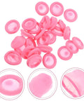 Pack Of One Hundred Chill Finger Sleeves For Guys Who Crush Hand Sewing Darts And Grindy Gaming Matches Breathable Protective Covers in pink