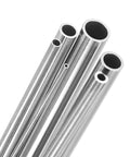 M METERXITY stainless steel tubing set; six hollow tubes in varying diameters (1-6 mm OD) for construction