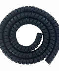 Spiral Wrap Cable Protector For Large Diameter Hoses And Cables, 2.0 Inch Outer Diameter, 10 Foot Pre-Cut Lengths, coiled view.