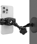 Heavy Duty Magnetic Phone Mount For Trucks, Tractors, Forklifts And Boats, Fits 3.5 To 7.5 Inch Smartphones with 360 Degree Adjustable Arm
