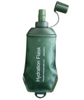 Green Foldable TPU Water Pouch Bottle For Outdoor Hydration Leakproof And Refillable Soft Flask Lightweight And Compact