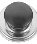 Upgrade Your Kitchen Game With This Stainless Steel Whistling Kettle Lid Knob Replacement Kit That Boils Over Spills Stop Loud And Is Super Easy To Install For Pros Or Home Use black top view