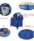 Image of Hardcore Portable Electric Pipe Bender And Tube Roller Badass With Nine Round Plus Eight Square Dies for metal shaping.