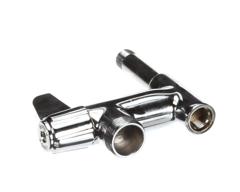 Pre Rinse Faucet Add On Kit 5AFL00 Compatible OEM Replacement For Commercial Kitchens Less Nozzle Included, chrome finish