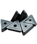 Pro Grade Carbide Turning Inserts for Hard Steel 10PCS Pack External Turning Milling Cutter Bits TPKR2204 PDTR LT30 TPKN2204 set