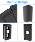 Adjustable 30 To 55 Degree Doorbell Angle Mount for Ring with durable black wedge kit showing precise tilt scale.