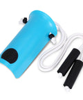 Wide 3.93 Inch Sock Aid With Foam Handles For Easy On Off Regular Socks Dress Socks Athletic Socks And Calf Socks Senior Friendly Grab And Go Sock Helper For Elderly People Blue, blue plastic with foam handles and cords