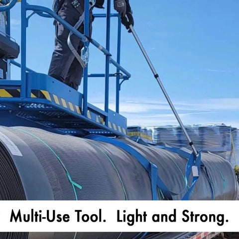 6 Ft Truck Cargo Retriever Extendable Grabber Reach Tool For Trucks SUVs RVs Boats And More With 110 Pound Pull And Rust Resistant Aluminum And Stainless Steel Construction