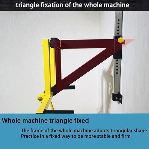 Wall Mounted Shoulder Trainer For Home Gym Easy Arm Raises And Lateral Lifts Adjustable Height Universal Bell Compatibility