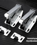 Push To Open Cabinet Latch With Spring Retract Durable Cold Rolled Steel And Nylon Nonmagnetic Corrosion Resistant Rebound