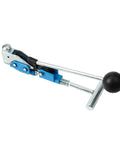Heavy Duty Center Punch Tool With Adapter For Quick Clamp Setup Fits 3/8 Inch Wide Clamps Up To Eight Inches Diameter Blue finish tool for auto work.
