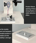 Digital Tensile Tester With Hand Crank Vertical Bench, 10 To 2000N Load Range, 5 Probes And 2 Clamps, 270mm Stroke, Ideal For Material Pull And Compression Tests On Ropes, Wires, Springs, Fishing Lines And More with adjustable fixture