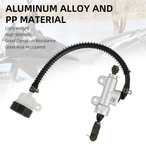 Rear Brake Master Cylinder With Reservoir For Hawk 250 Motorcycle Hydraulic Pump Replacement 250cc Caliper Upgrade