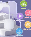 Taba Squishy Making Kit For DIY Squishies One To One AB Liquid Silicone poured into cup, highlighting odorless and bubble-free features.
