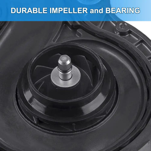 Durable impeller and bearing of Heavy Duty Electric Engine Water Pump Compatible With Toyota Prius Prius C Prius V And Lexus CT200h Hybrid Cooling System Replacement 161A029015.