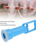 PP Material Piglet Breathing Pump For Newborn Piglets, Easy Use Manual Ventilator For Pig Farm, Sputum Suction And Amniotic Fluid Pumping Device, Rebreather Tool For Livestock Husbandry And Farm Care, blue PP body