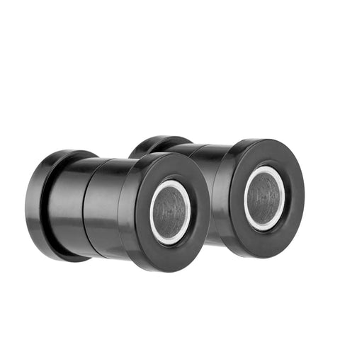 Heavy Duty Handlebar Riser Bushing Kit For Harley Davidson Softail Dyna FXR And Sportster XL 1973-2022 Vibration Reduction Secure Handlebar Mount Durable Construction Easy Install Smooth Ride Upgrade black polyurethane and steel bushings