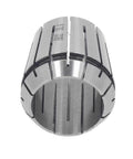 Top Tier ER32 Spring Collet Chuck With 25mm Cemented Carbide Body, showing detailed grooves for secure grip.