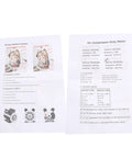 Connection instructions for 3 HP SPL Air Compressor Motor 56 Frame 3450 RPM Single Phase 60 Hz Five Eighths Shaft 115 230V