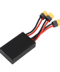 Premium Aluminum Alloy Heavy Duty Dual Battery Pack Switch Balancer with XT60 plugs for electric vehicle upgrades.