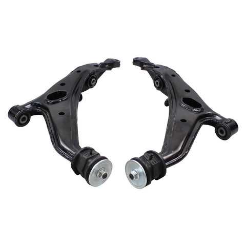 Honda Front Left And Right Lower Suspension Control Arm Assembly For CR V 1997 To 2001 2 Liter Durable Heavy Duty Direct Replacement Pair For Easy Install And Smooth Ride, black steel pair