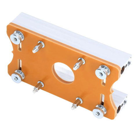 Tank Built Aluminum Router Table Insert Plate With Precision Miter Slot Guides And Bulletproof Support Frame Fits 65mm Router Bases, detailed view.
