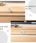 Two Pack Cane Holder Clamps For Wheelchair And Walker Pipes Aluminum Alloy Precise Fit With Smooth Surface Finish