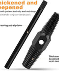Dual Head Screw Extractor Kit For One Half And Three Quarter Inch Damaged Screws And Bolts, anti-slip lever and thickened design