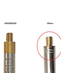 Comparison of Heavy Duty 201 Stainless Steel Whip Antenna Telescopic 5.6 Meter With M10 External Thread brass tips.