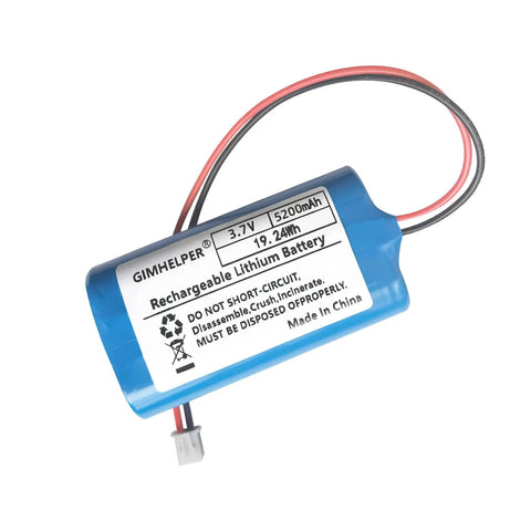 High Capacity All Day 5200mAh 3.7V Rechargeable Li Ion Battery Pack With JST Connectors for GPS Tablet RC Car Drone