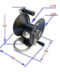 Killer Heavy Duty Workhorse Rotating Water Spray Featuring One Hundred Foot Telescopic Manual Hose Reel built with pressure regulating valve.