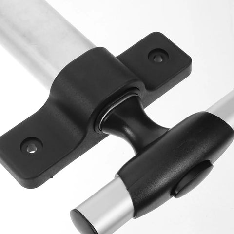 Telescopic Luggage Handle Replacement Set Made Of Aluminum Alloy, Durable Pull Handle For Suitcases, Easy Operation, Lightweight Travel Accessory For Outdoor Trips And Short Getaways black