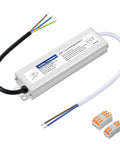 Tough As Nails IP67 Waterproof LED Power Supply 12V 60W 5A with wiring for easy installation and connectors.